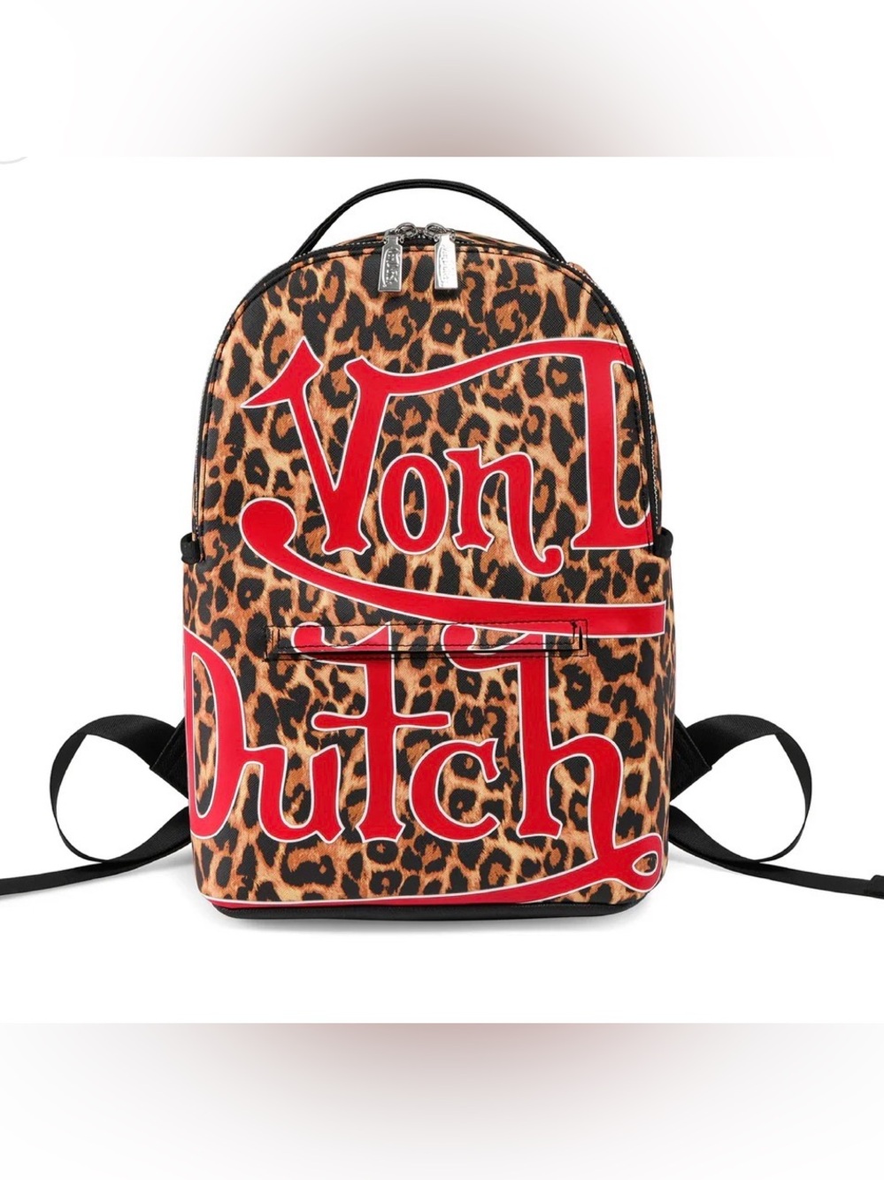 New Von Dutch Large Leopard  Backpack